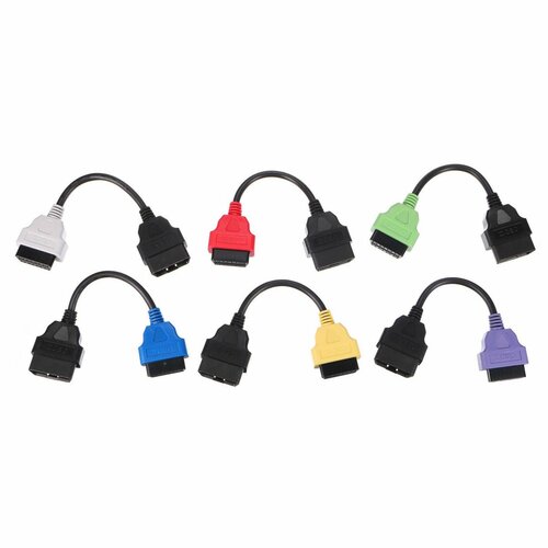Sixtol Sada OBD-II redukciou FiatECUScan pre osobné automobily MECHANIC CABLE SET 3, 6 ks