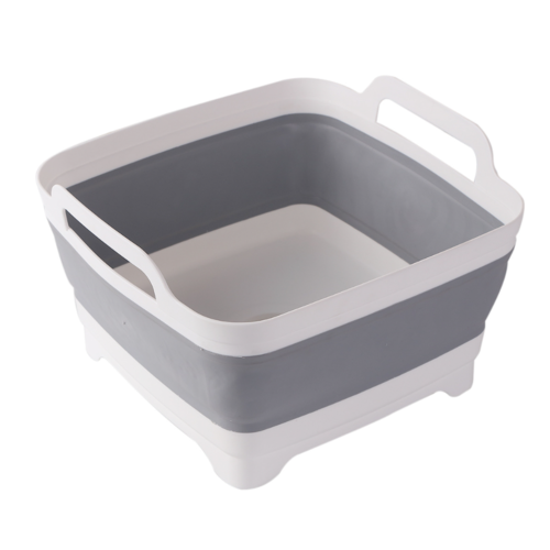 4Home Składana umywalka silikonowa Clean z odpływem