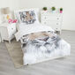 Jerry Fabrics White Tiger pamut ágynemű, 140 x 200 cm, 70 x 90 cm