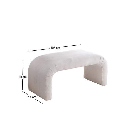 Lavička Nu Lavička Fitilli White