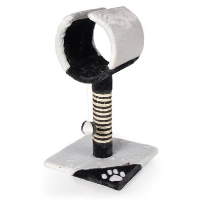 Tommi Škrabadlo pre mačky Orfeus antracit / svetlosivá, 35 x 35 x 61 cm