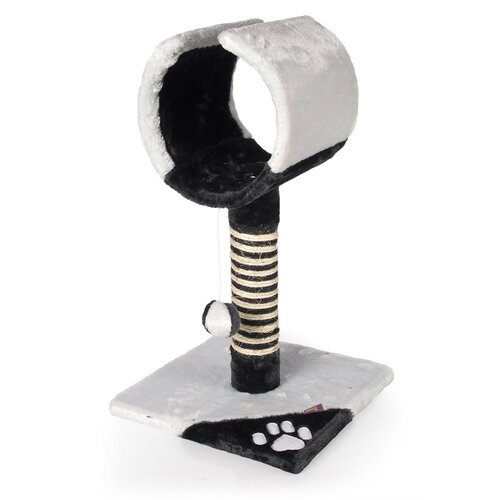 Tommi Orpheus macska kaparó,antracit/világosszürke, 35 x 35 x 61 cm