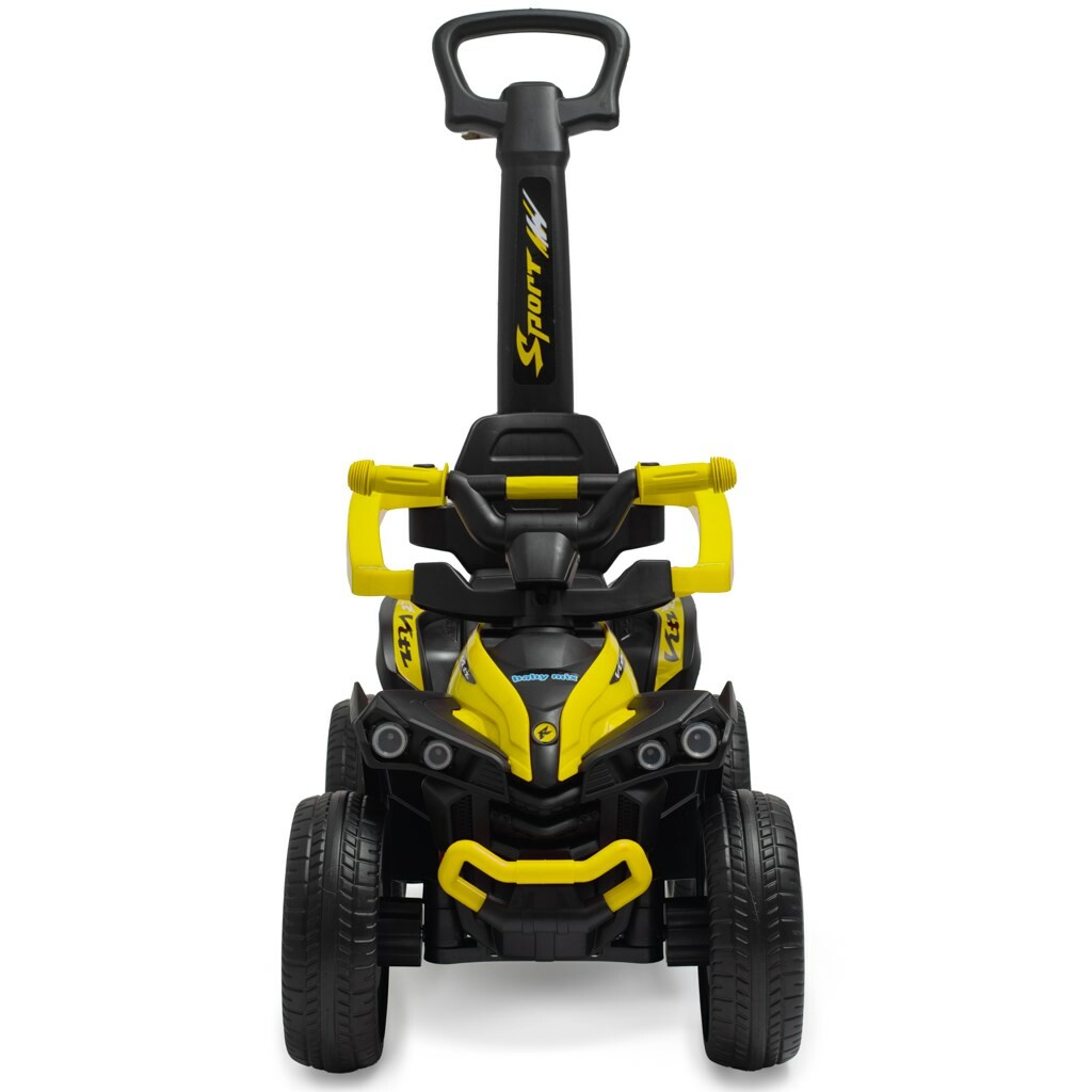 Baby Mix Mega Prime EVA gyerek futóbicikli vezetőrúddal, sárga termék 2. képe