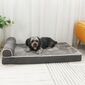 4Home Hundebett mit Memory-Schaum Exclusive L, 75 x 50 x 14 cm