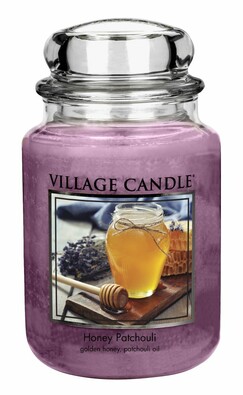 Village Candle Vonná sviečka Med a pačuli - Honey Patchouli, 645 g