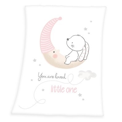 Herding Дитячий плед Little Bunny, 75 х 100 см