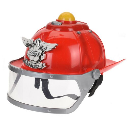 Dětská hasičská helma, červená
