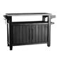 Keter Multifunkcionális kerti grillasztal UNITY XL270l grafit, 134 x 52 x 90 cm