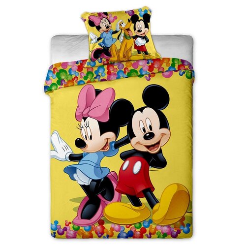 Detské obliečky Mickey and Minnie 2015 micro, 140 x 200 cm, 70 x 90 cm