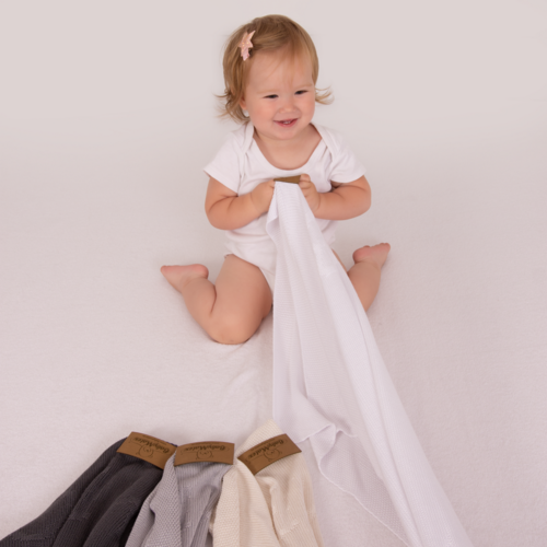 Pătură de copii Thai, antracit, 80 x 100 cm