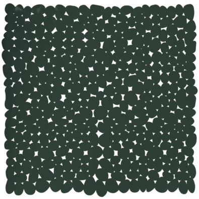 Spirella Protiskluzová podložka do sprchy GALETS,tmavě zelená, 53 x 53 cm