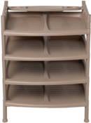 Schuhschrank 4 Etagen Braun 52 x 34 x 67 cm