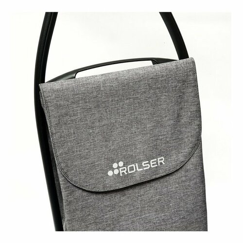 Rolser Trolley bevásárlótáska Com Tweed 8 feketecső, szürke