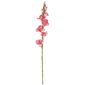 Floare artificială Gladiola roz, 10 x 85 x 10 cm