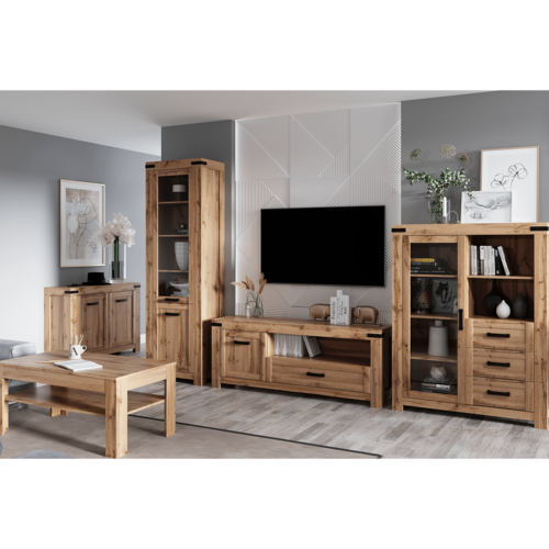 Fernsehschrank MORATIZ, Eiche Wotan