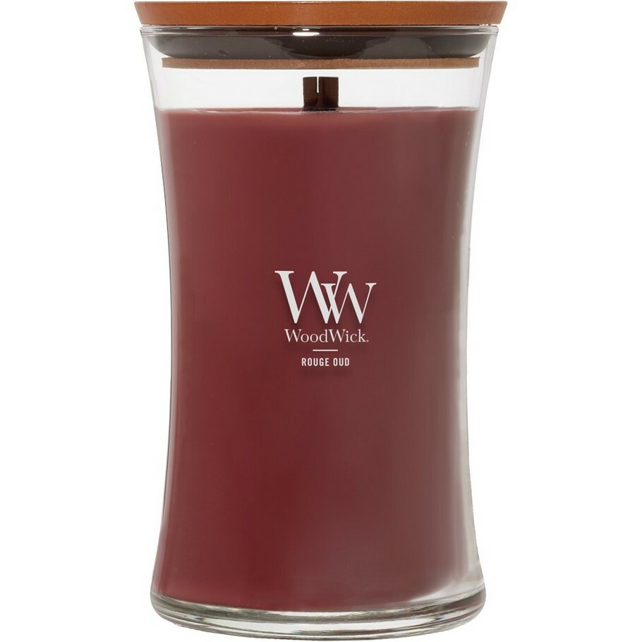 WoodWick Vonná svíčka váza velká Rouge Oud, 609 g