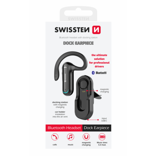 Obrázok SWISSTEN Bluetooth headset DOCK EARPIECE