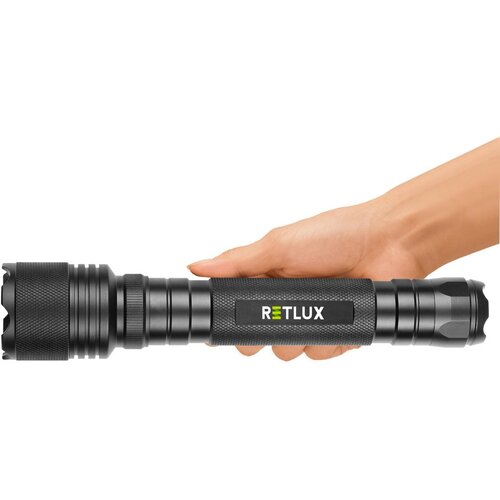 Retlux RPL 114 Ručné LED svietidlo na D batérie, dosvit 100 m, výdrž 168 hodín