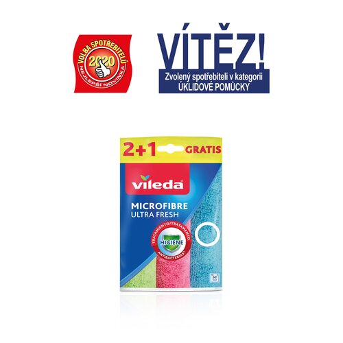 Vileda Mikrokrpa Ultra Fresh 2+1 kos