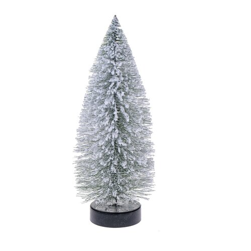 Weihnachtsdekoration „Verschneiter Weihnachtsbaum“, 11 x 29 x 11 cm