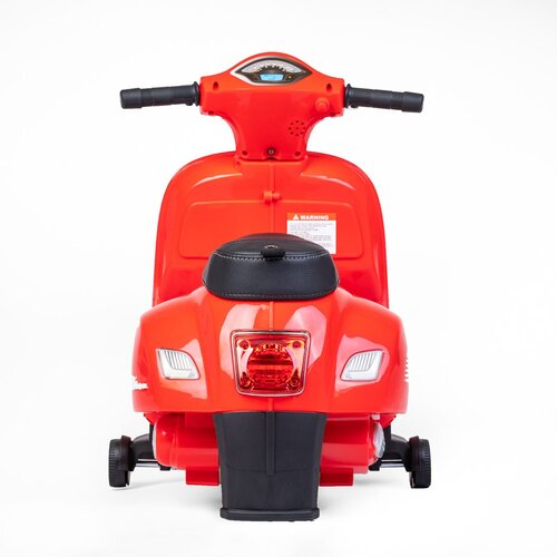 Baby Mix Elektryczny motocykl dla dzieci Vespa, czerwony