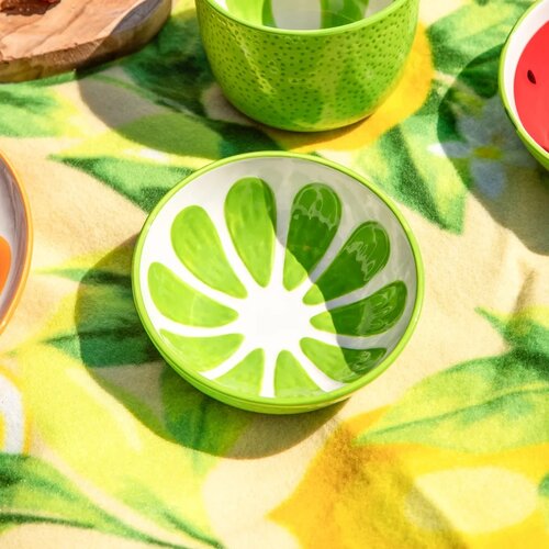 Altom Set keramičnih skodelic Tropicana limetka12,5 cm, 2 kos