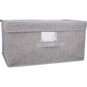 Skládací úložný box s odklopným víkem 44 × 33 × 22 cm