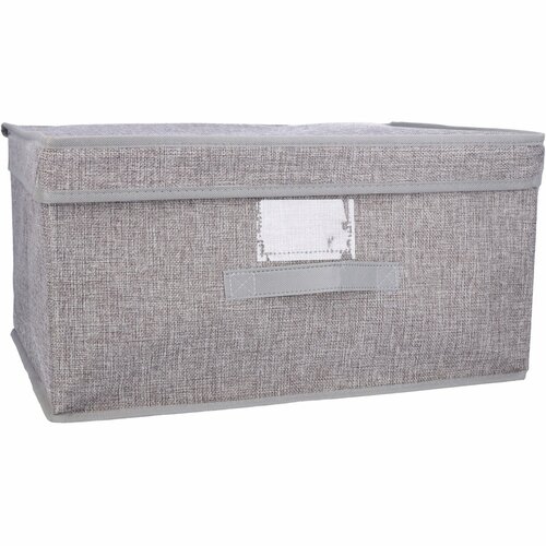 Cutie de depozitare pliabilă cu capac rabatabil 44× 33 × 22 cm