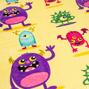 Domarex BUGS takaró, sárga, 130 x 160 cm