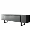 Yildiz Anthracite and Black TV-asztal