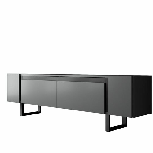 Televizní stolek Yildiz Anthracite and Black