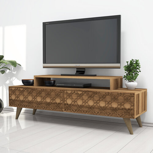 TV asztal City Walnut