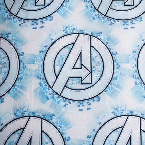 Бавовняна постільна білизна Avengers Heroes , 140x 200 см, 70 x 90 см