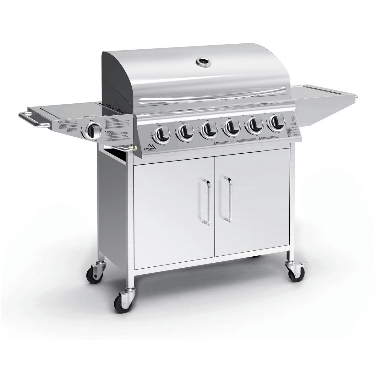 Cattara 99BB006 Manhattan gázzal működő mobilgrill, 1 61 x 161 x 51 cm