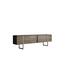 Măsuță TV Luxe Walnut and Silver