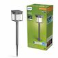 Philips Blaise UltraEfficient Solar LED słupek zczujnikiem antracytowy, 1,5 W, 250/20 lm, 3000 K