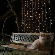DecoKing Lampki ciepła biała, 200 LED