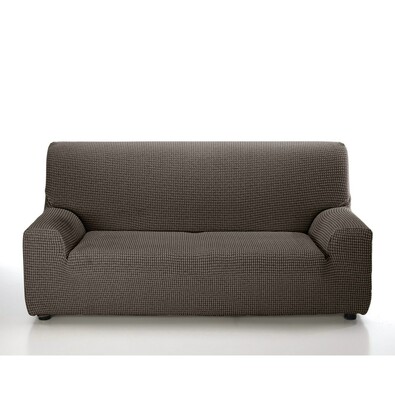 Husă elastică de canapea, Set maro, 180 - 240 cm