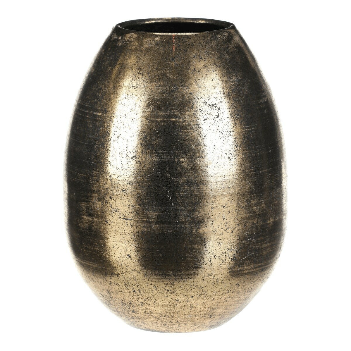 Kovová váza GOLDEN EGG, zlatá