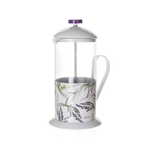 Banquet Kanvica na kávu Lavender 1 l, biela