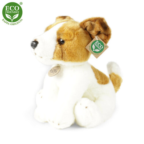 Rappa plišasti pes Jack Russell terier, sedeč, 30cm, Okolju prijazen