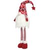 Bożonarodzeniowa dekoracja LED Standing gnome, czerwony, 20 x 90 cm