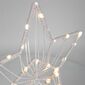 Solight LED vánoční hvězda Lapač snů, bílá, 49 cm, 45x LED, 2x AAA