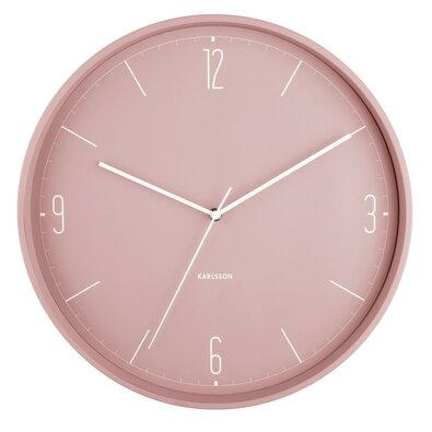 Karlsson 5735PI dizajnové nástenné hodiny, pr. 40 cm