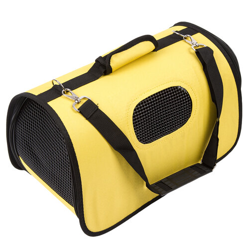 Transportná taška na domáceho maznáčika, žltá