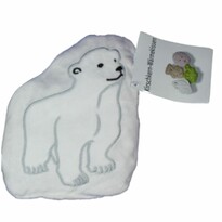Nahrievací vankúšik s čerešňovými kôstkami Ľadový medveď