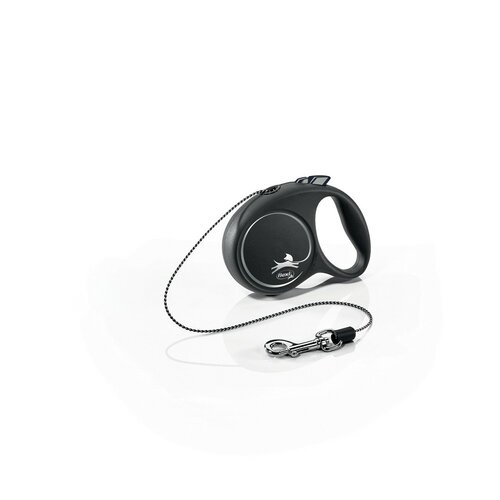Flexi öntekercselő póráz Black Design XS, 3 m, 8kg