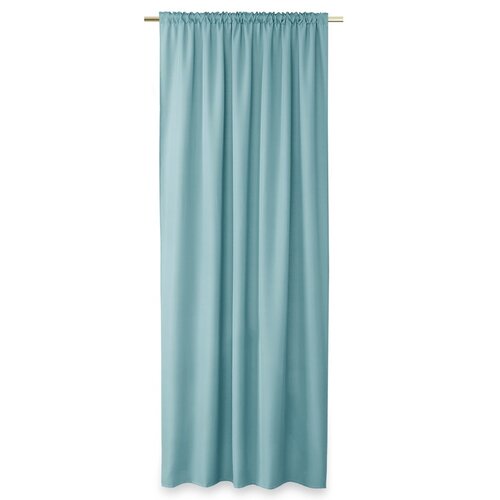 Restilo Oxford Pleat függöny, kék, 140 x 250 cm