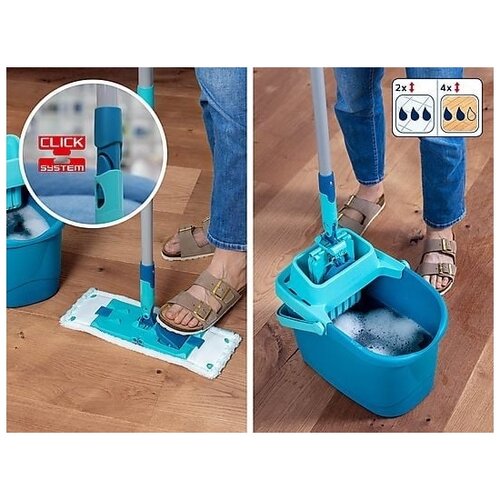 Leifheit Set PowerClean M + náhrada micro duo ZDARMA 55515