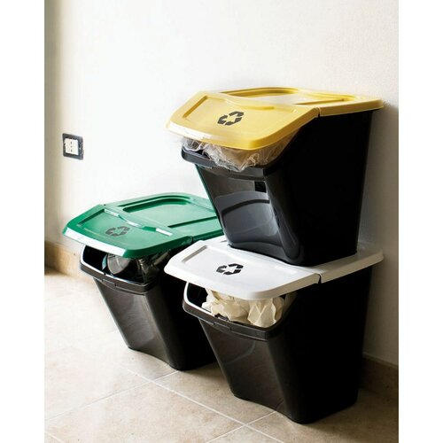 Ecobin szemétkosár szelektív hulladékgyűjtésre 30 l, 3 db